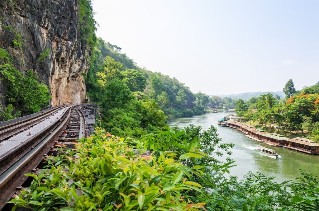 Death Railway bridge over the Kwai Noi river