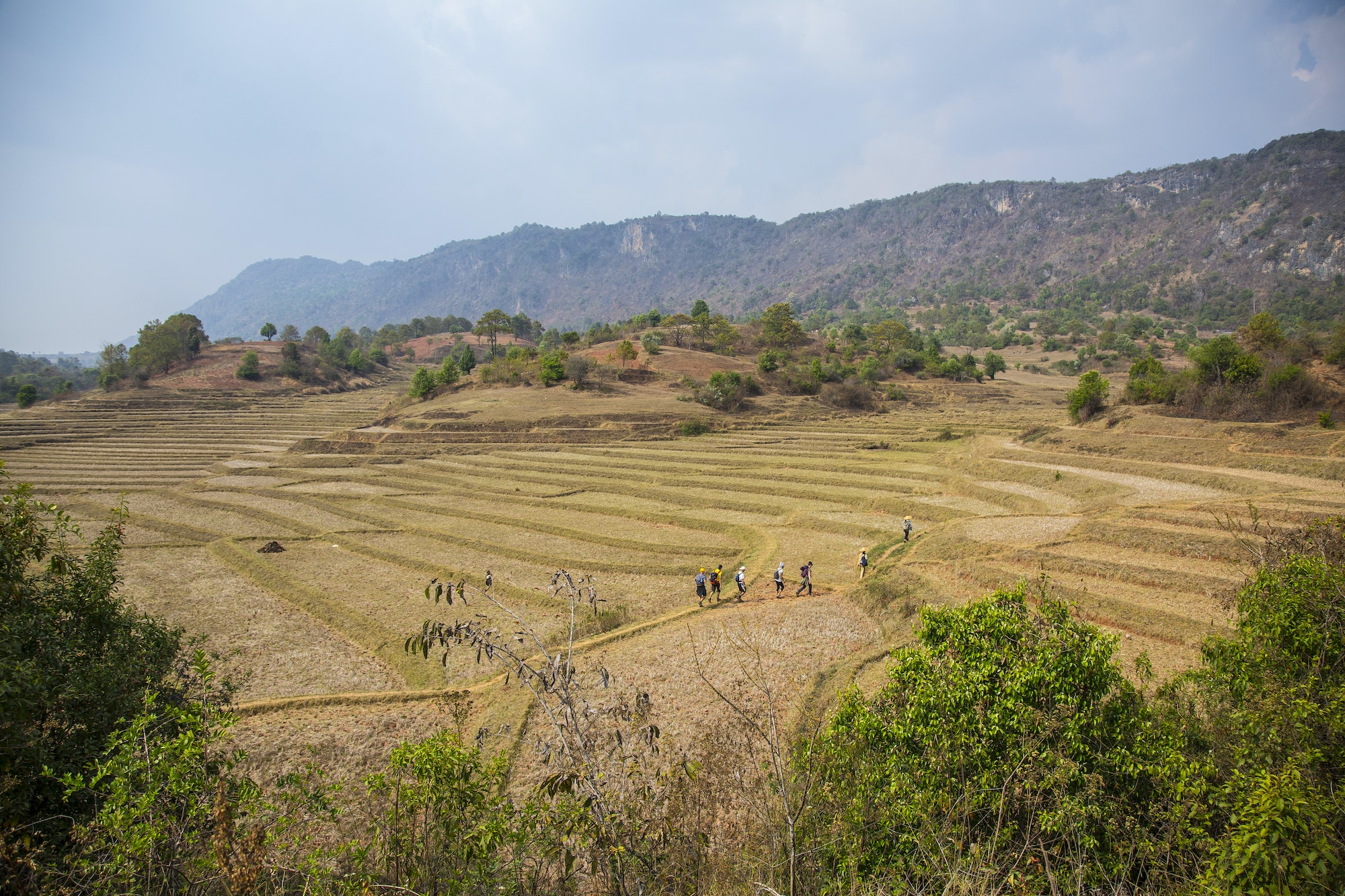 Inle Lake, Myanmar »; March 2018: Farm fields near Inle Lake