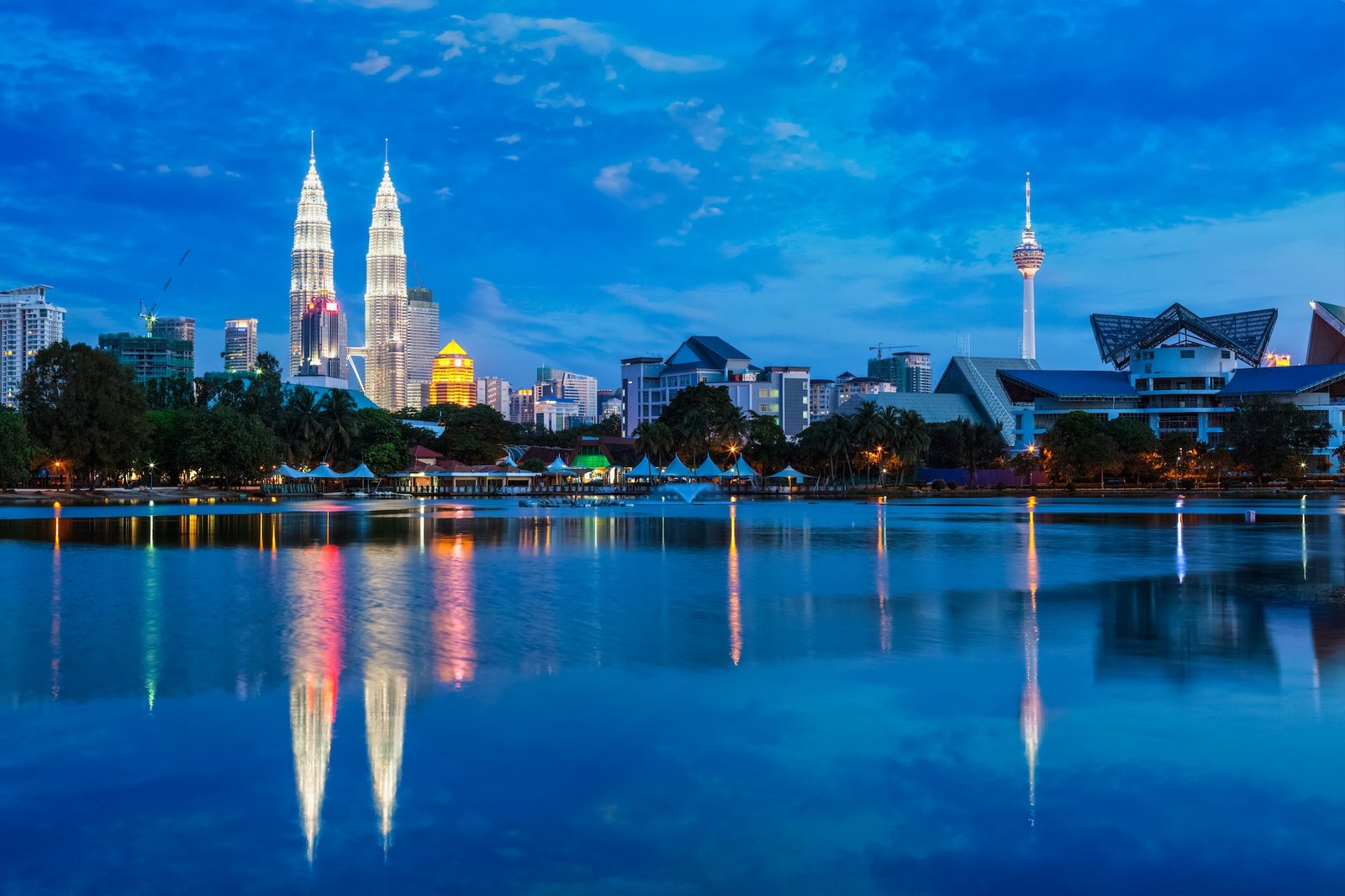 Kuala Lumpur skyline with