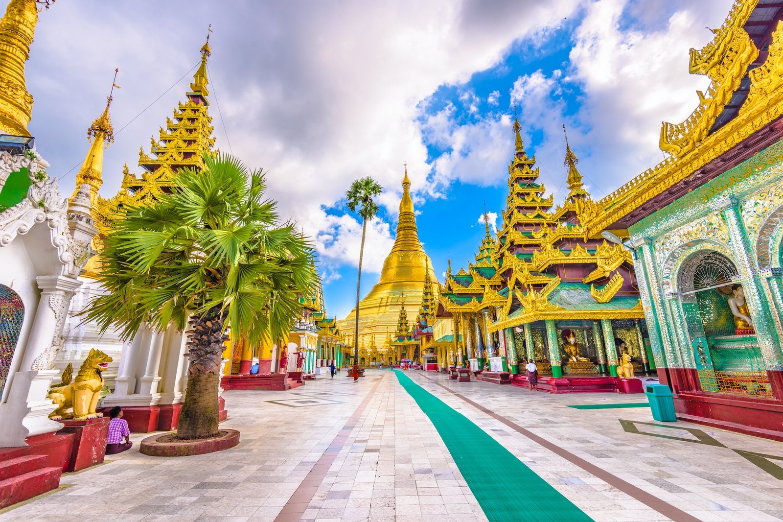 Shwedagon Pagoda in Myanmar