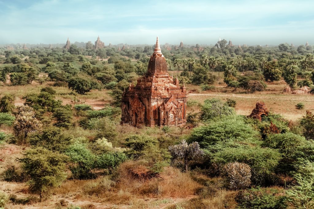 Temples at Bagan Kingdom, Myanmar (Burma)